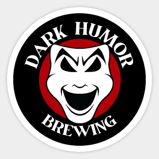Dark Humor Brewing Circle Logo Sticker